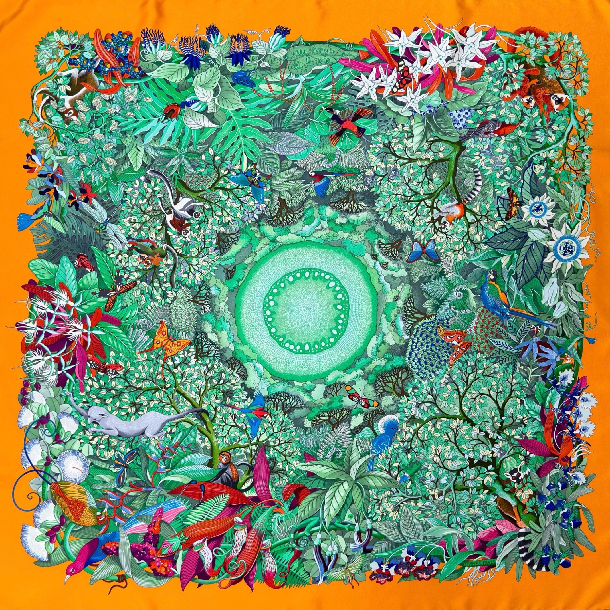 At the Heart of Life - HERMES SCARF 90CM