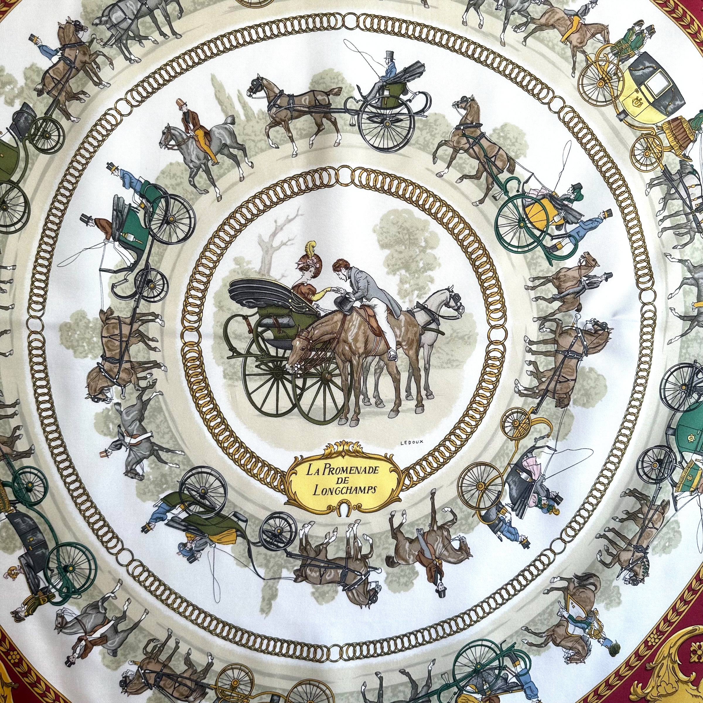 The Longchamp Promenade - HERMES SCARF 90 CM