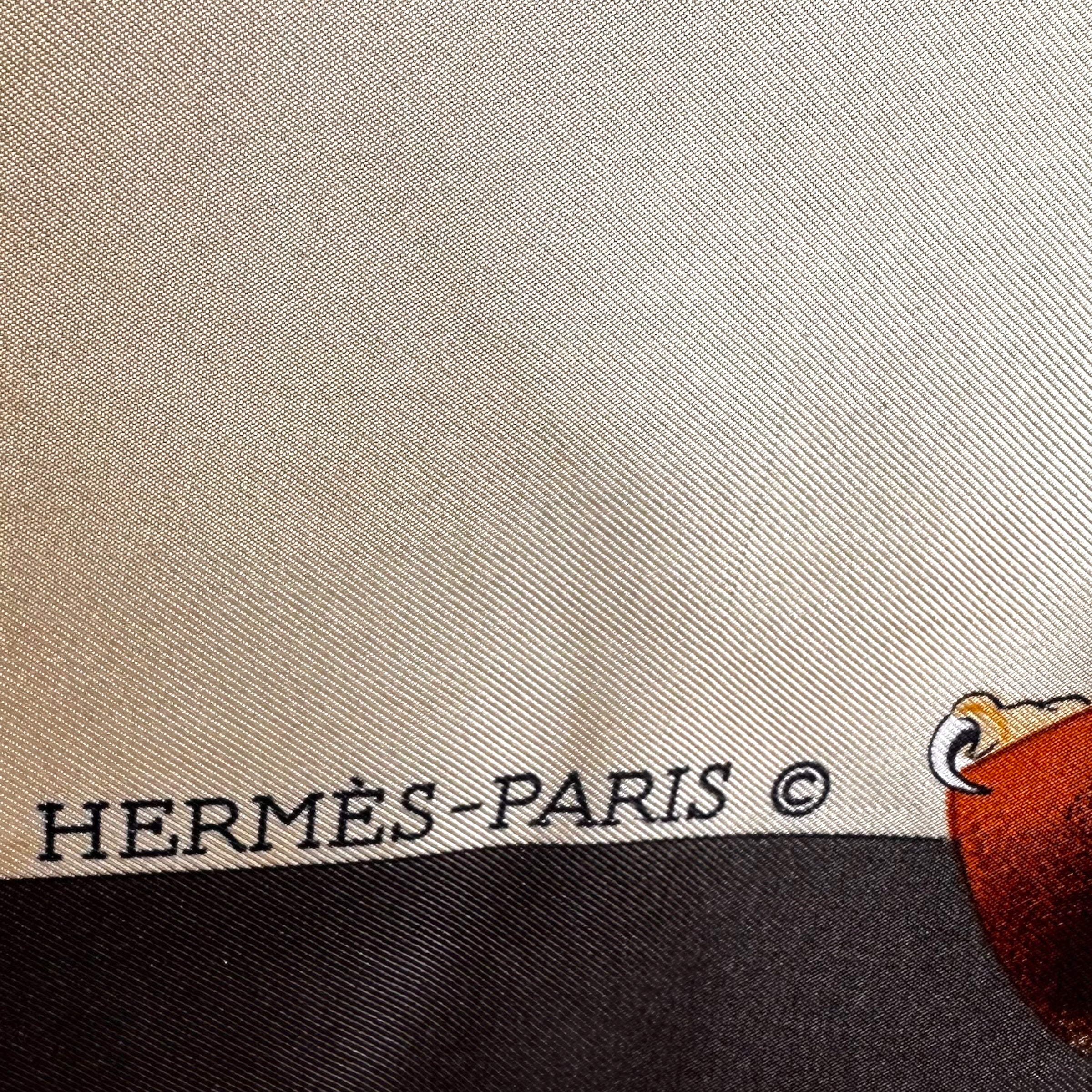 Hunting with wings - HERMES SCARF 90 CM