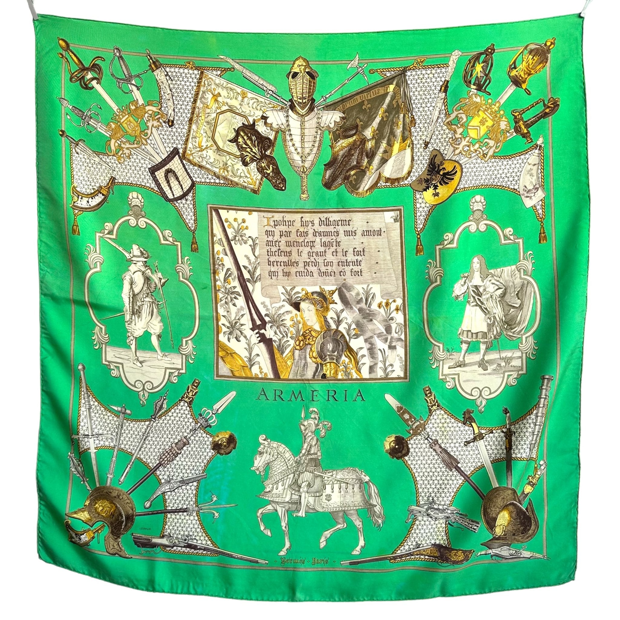 Armeria - FOULARD HERMES 90 cm - Carré Society