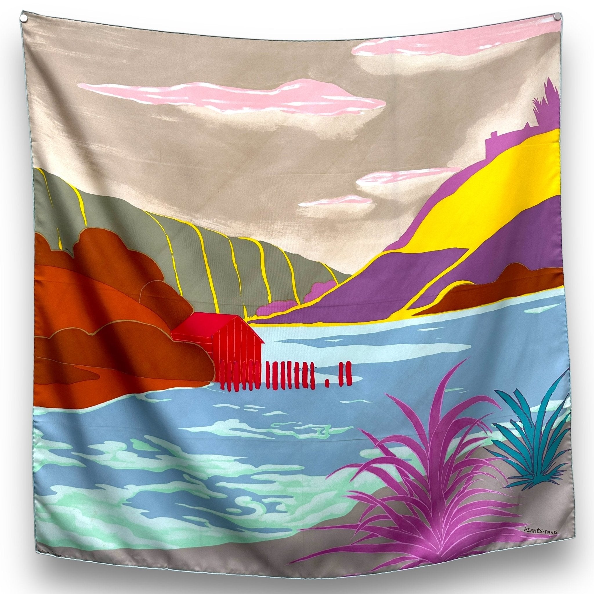 Au bout du monde - FOULARD CARRE HERMES 90CM - Carré Society