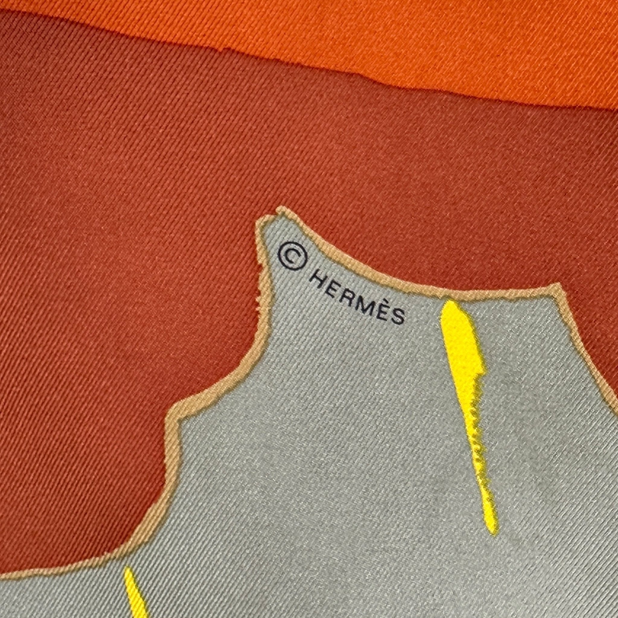 Au bout du monde - FOULARD CARRE HERMES 90CM - Carré Society