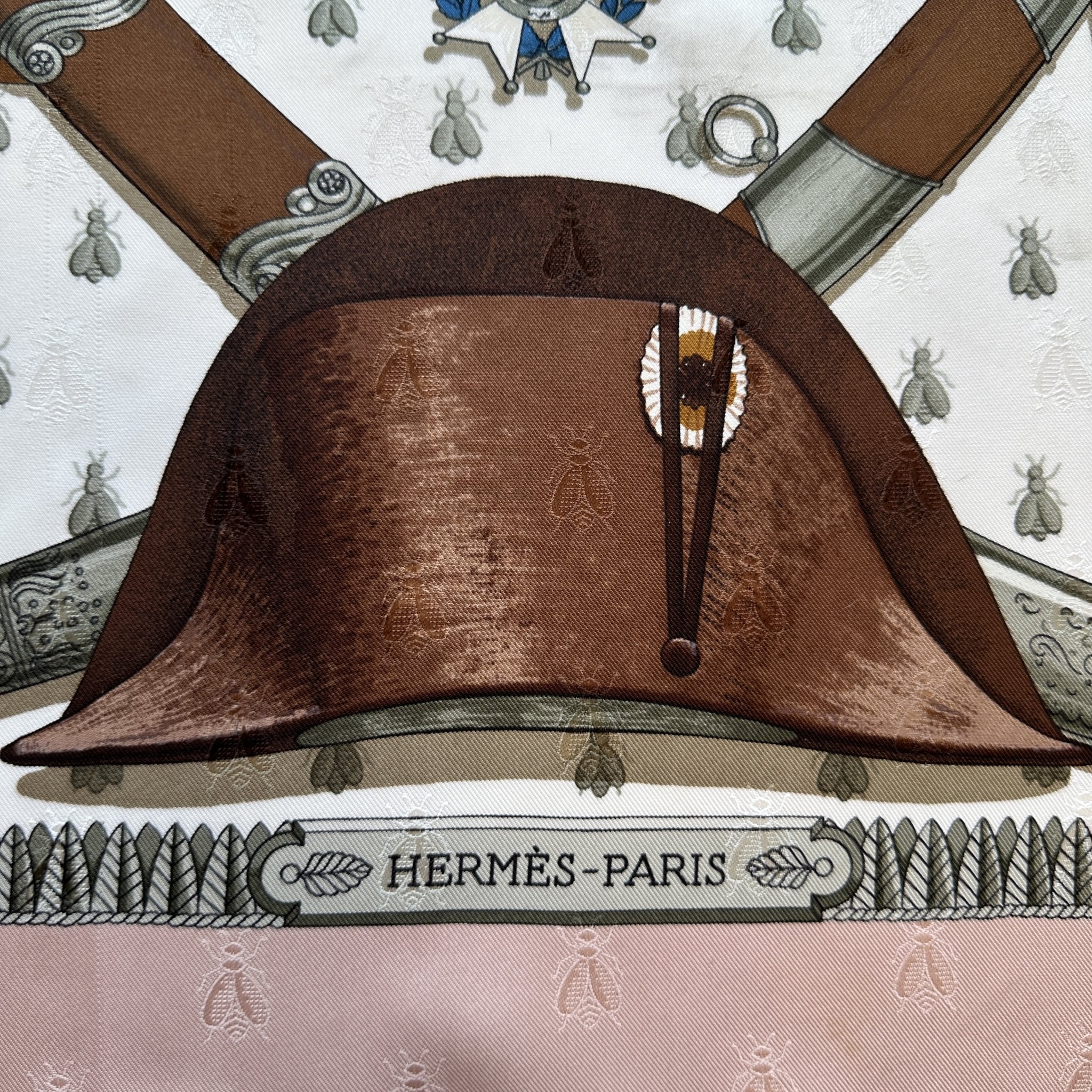 Napoléon -FOULARD HERMES 90 CM
