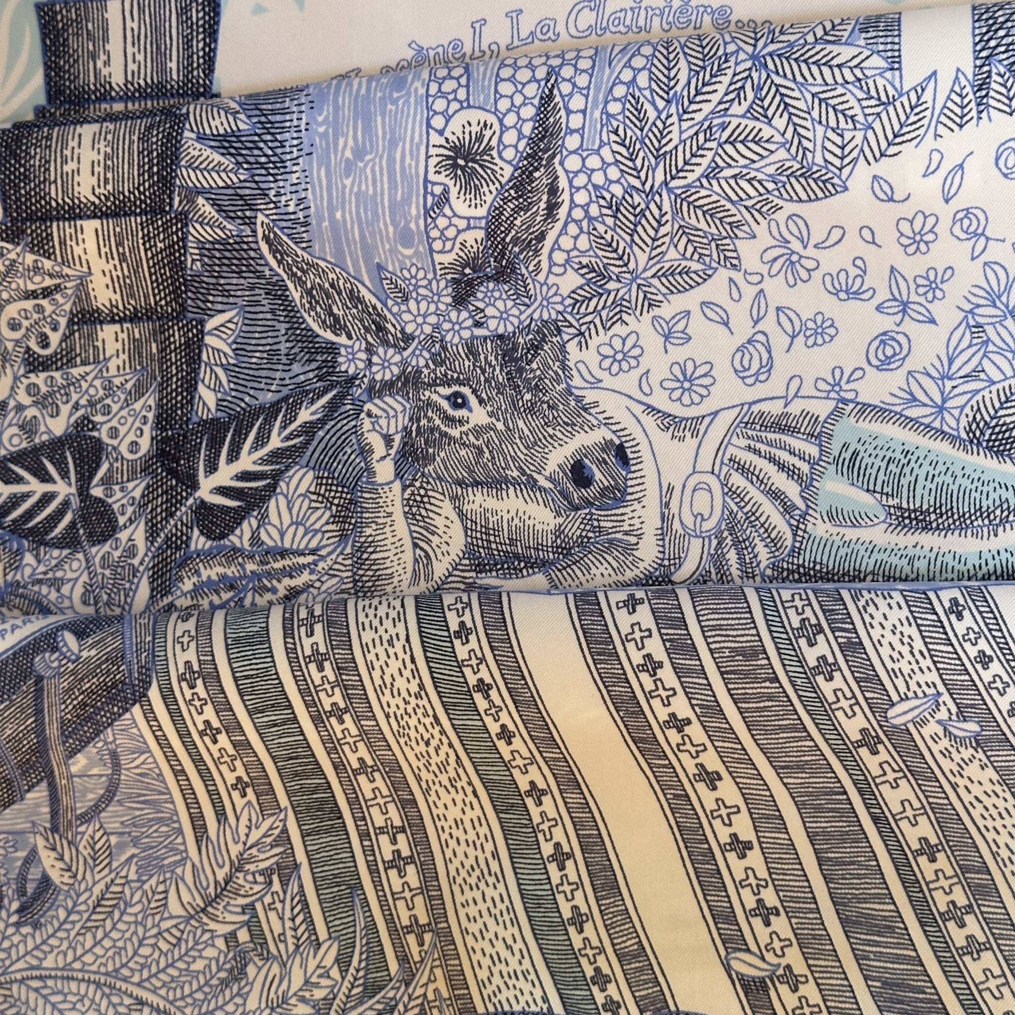 Act III, Scene 1, The Clearing - HERMES SCARF 90CM