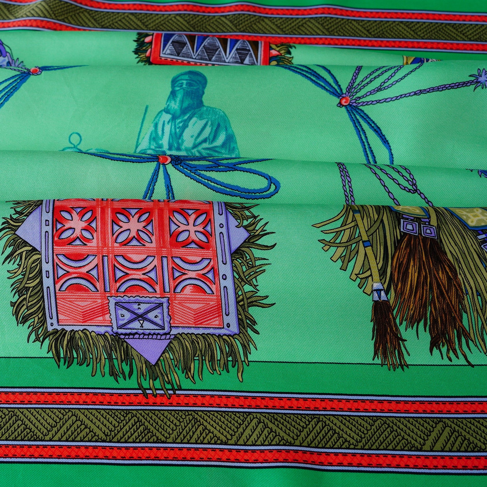 Carré Hermès - Cuirs du désert - Françoise de la Perrière