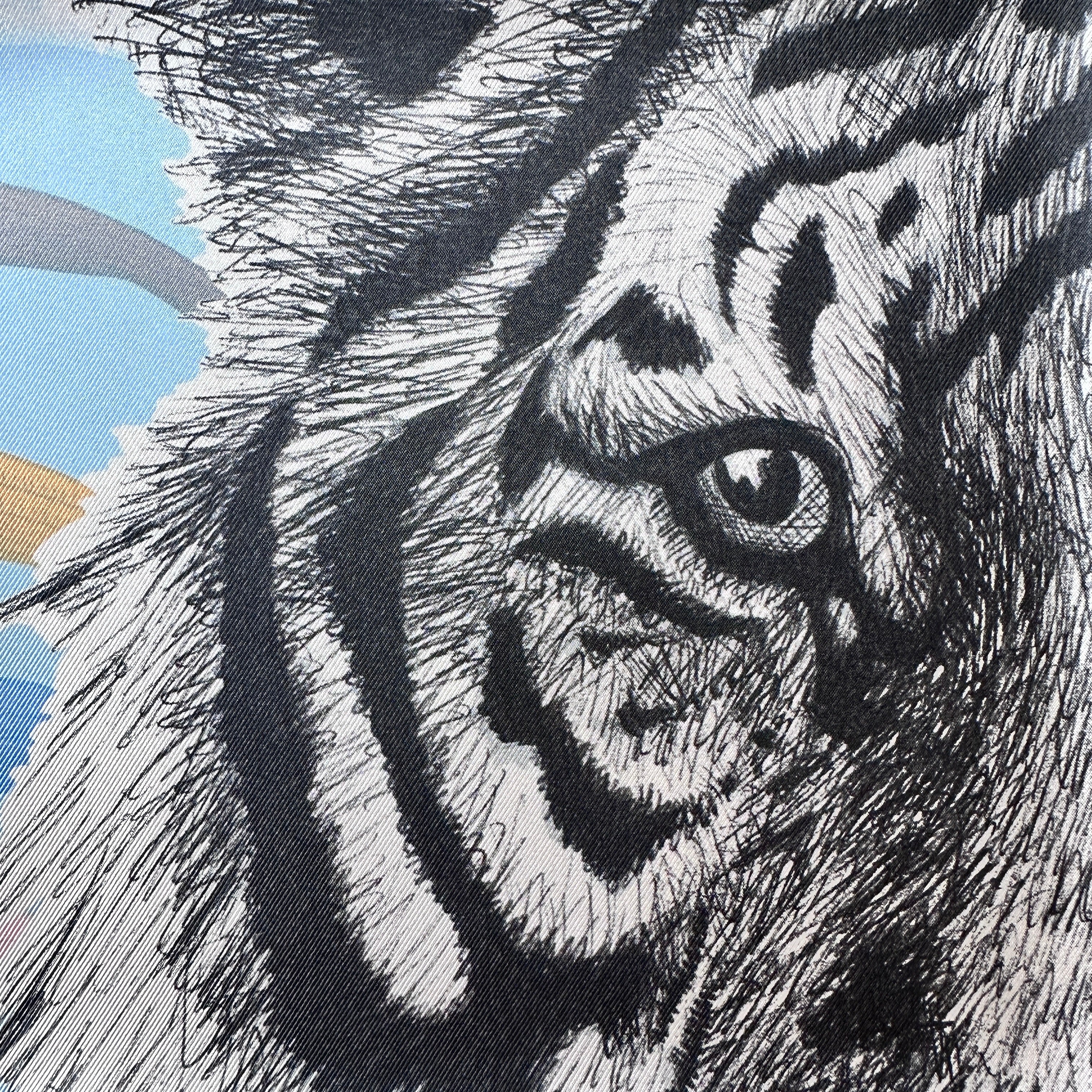 Foulard Hermès Double Face – Tigre Royal – Christine Vauzelles (2022)