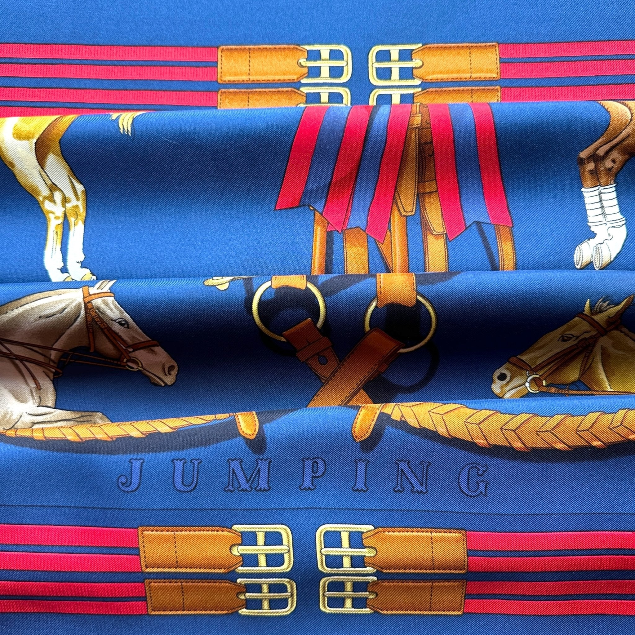 Foulard Hermès Jumping 90 cm – Vue d’ensemble