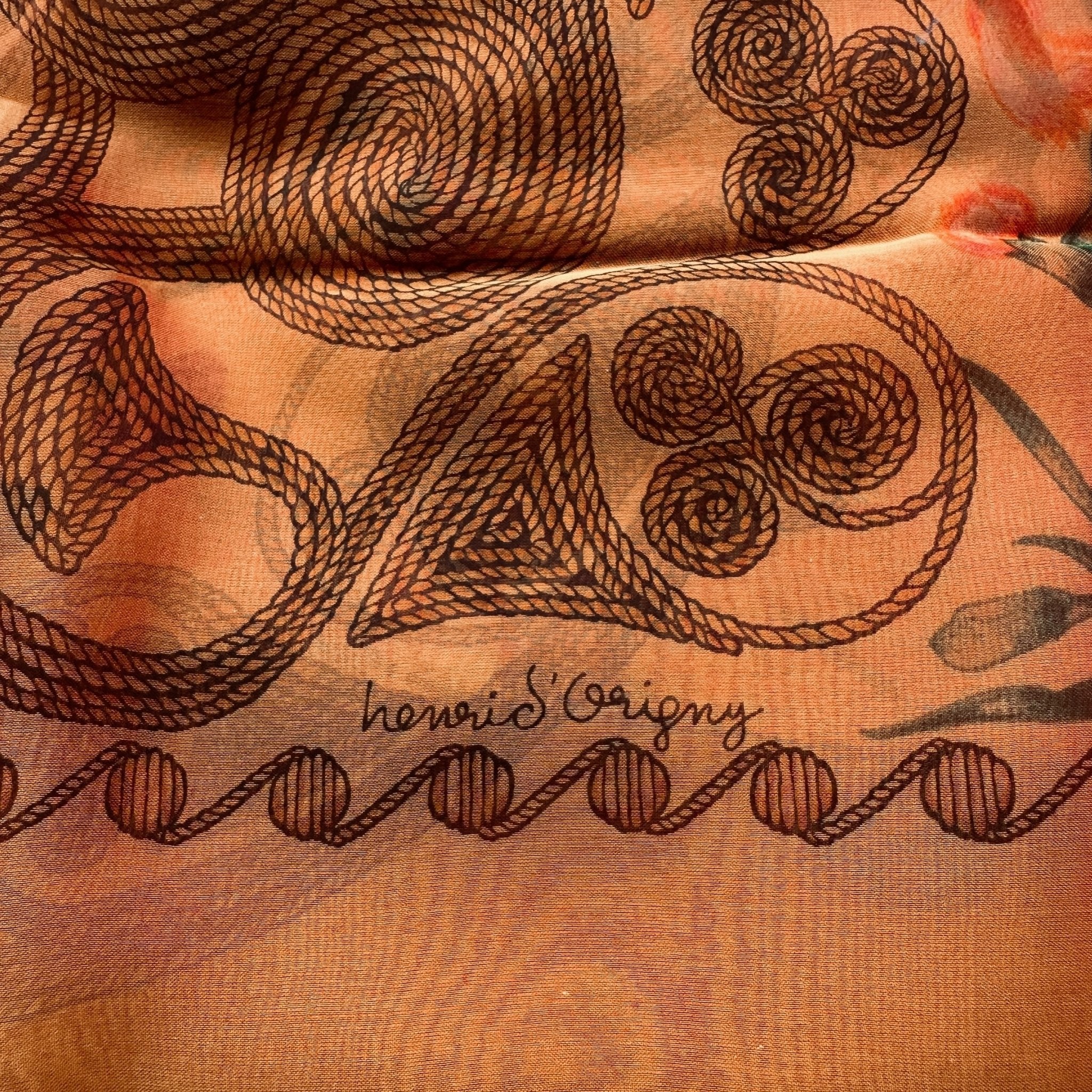 Signature de Henri d’Origny, créateur du carré Arabesques